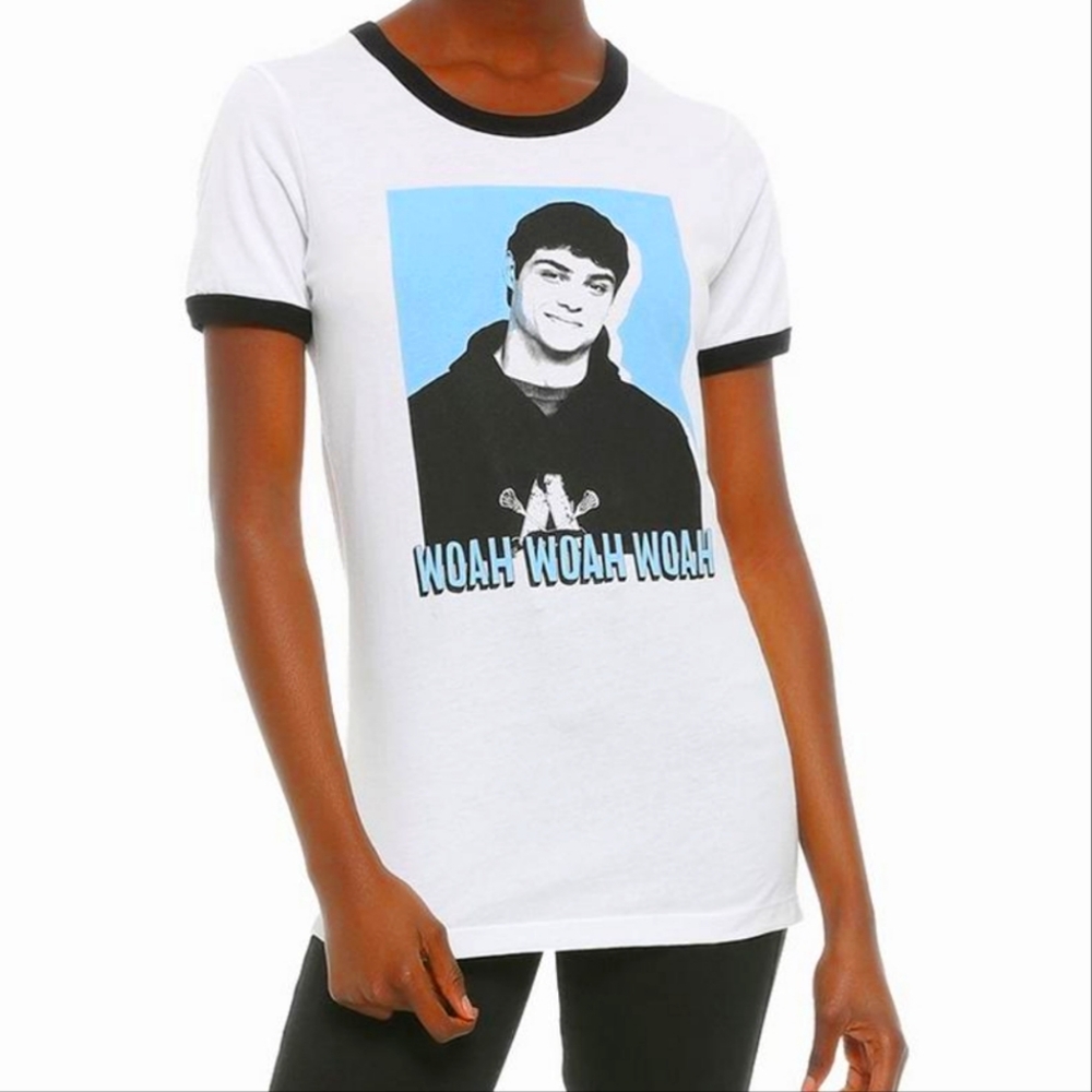 To All The Boys I've Loved Before Peter Medium Girls Ringer T-Shirt